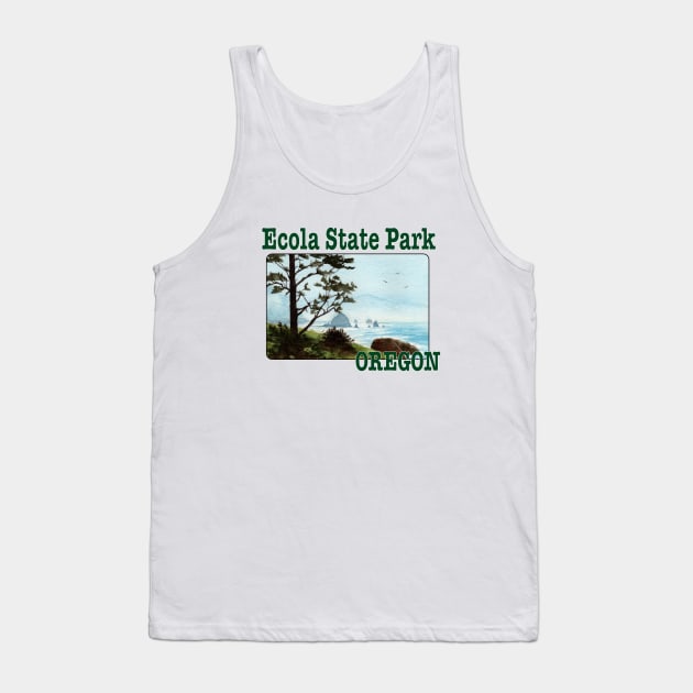 Ecola State Park Tank Top by MMcBuck